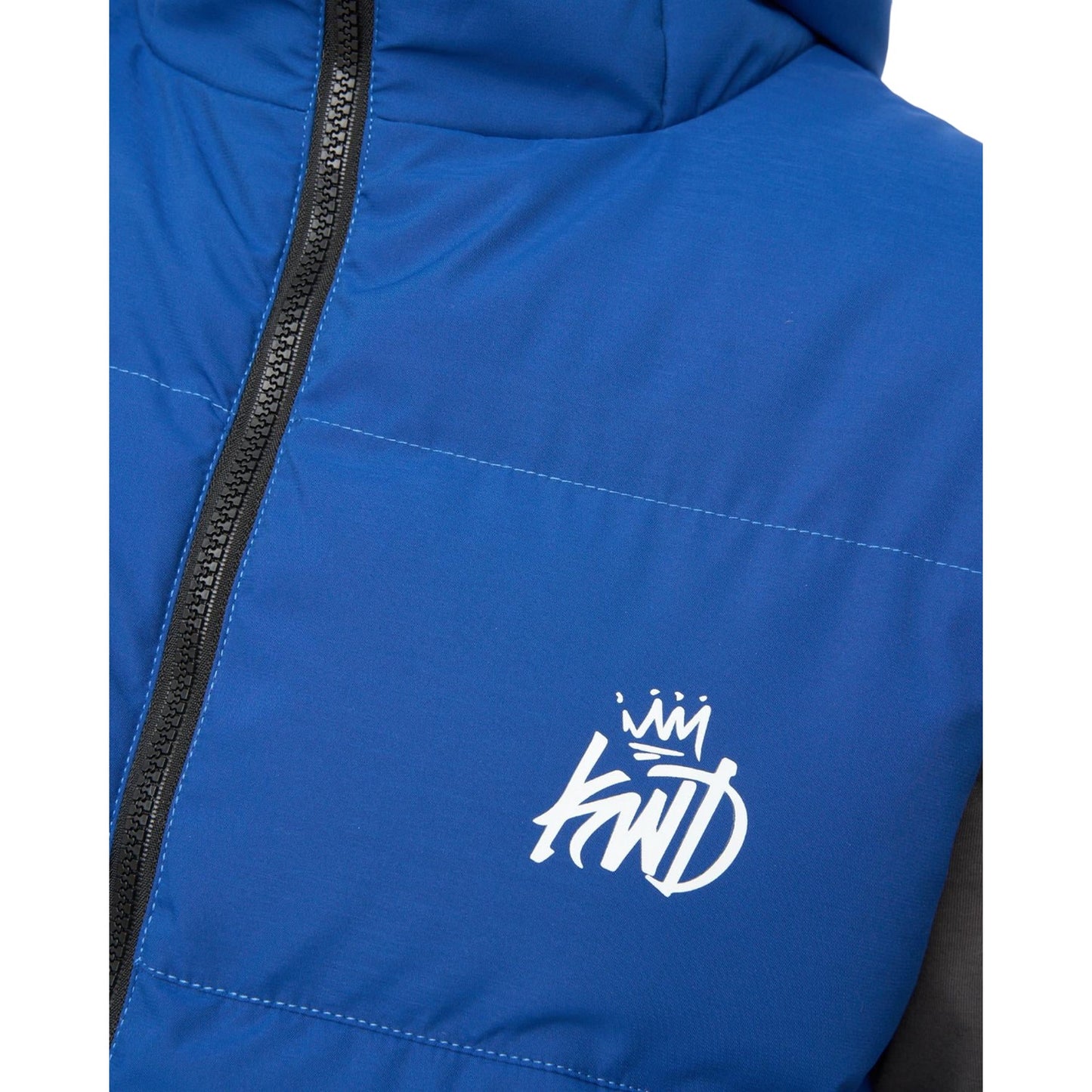 Blue - Side - Kings Will Dream Mens Nahjo Quilted Padded Gilet