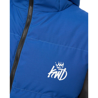 Blue - Side - Kings Will Dream Mens Nahjo Quilted Padded Gilet