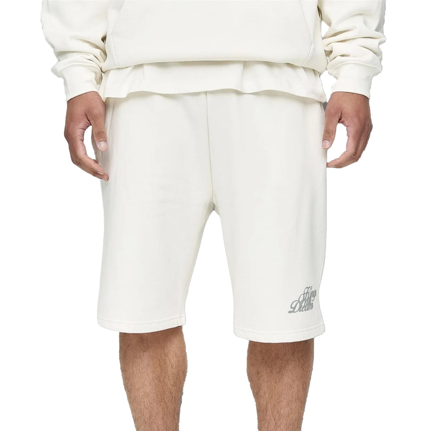Off White - Front - Kings Will Dream Mens Studio Scripted Shorts