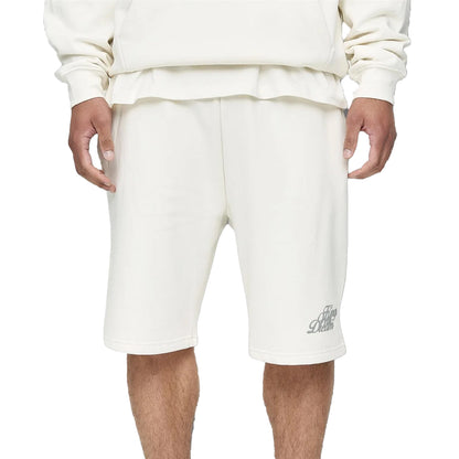 Off White - Front - Kings Will Dream Mens Studio Scripted Shorts