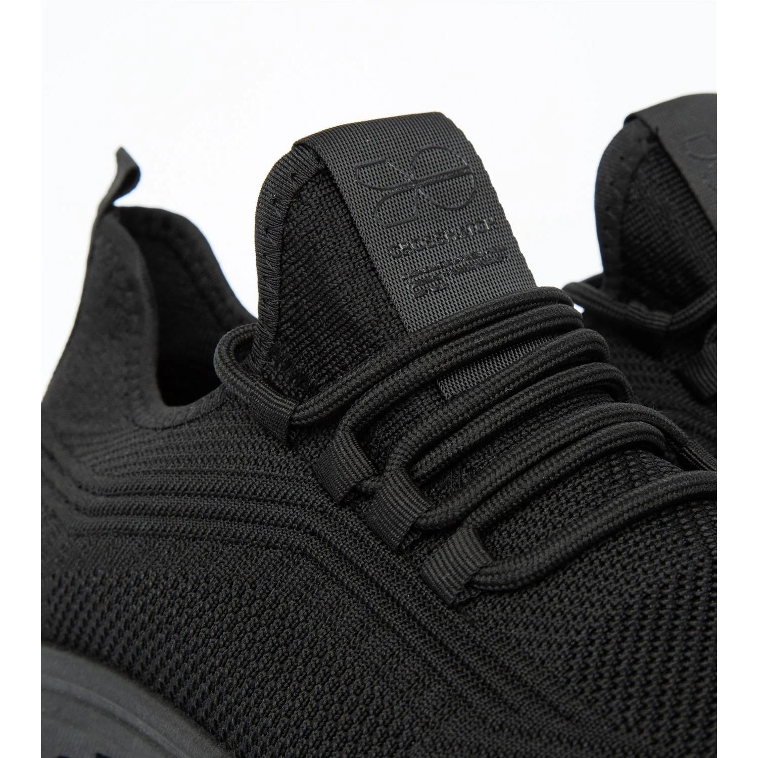 Black - Side - Crosshatch Mens Trebedw Trainers