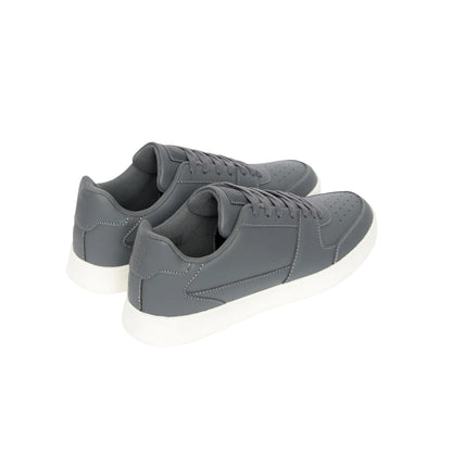 Grey-White - Back - Crosshatch Mens Aviemore Trainers