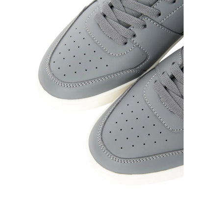 Grey-White - Side - Crosshatch Mens Aviemore Trainers