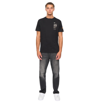 Black - Lifestyle - Duck and Cover Mens Cramptone T-Shirt
