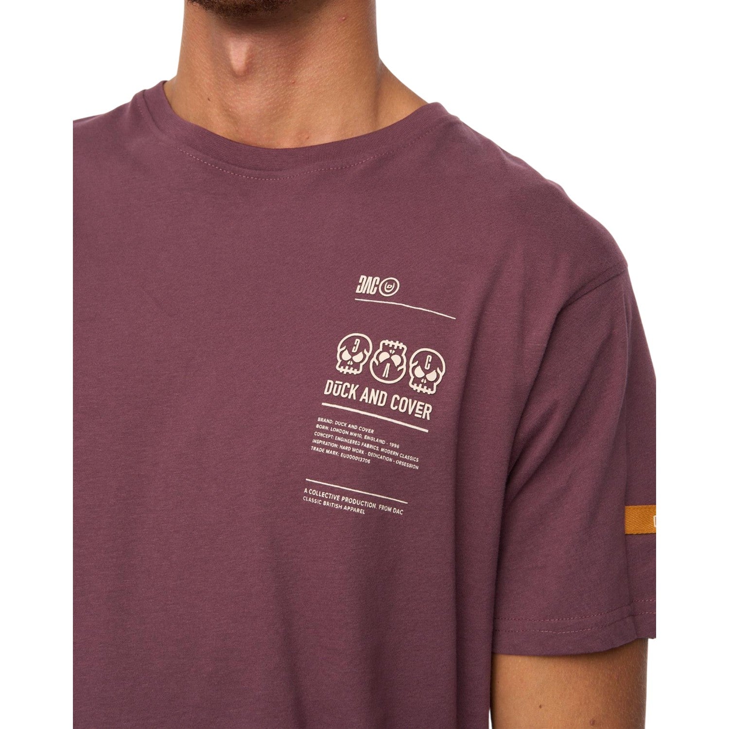 Rum Raisin - Side - Duck and Cover Mens Cramptone T-Shirt