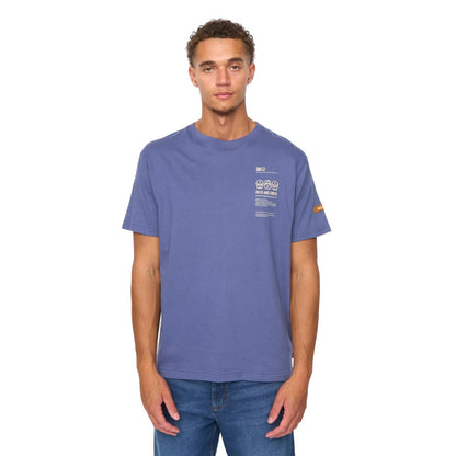 Denim Blue - Front - Duck and Cover Mens Cramptone T-Shirt