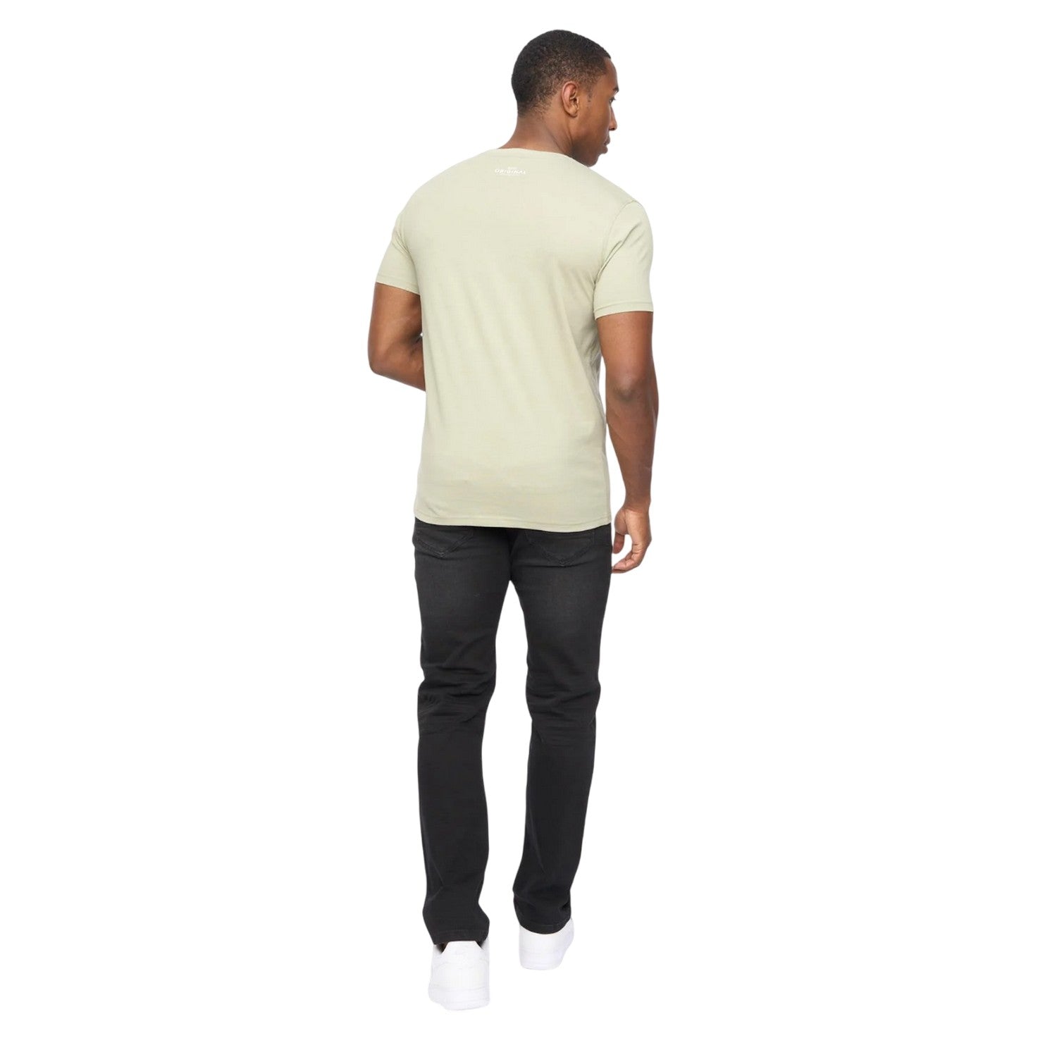 Light Olive - Back - Crosshatch Mens Backdrafts T-Shirt