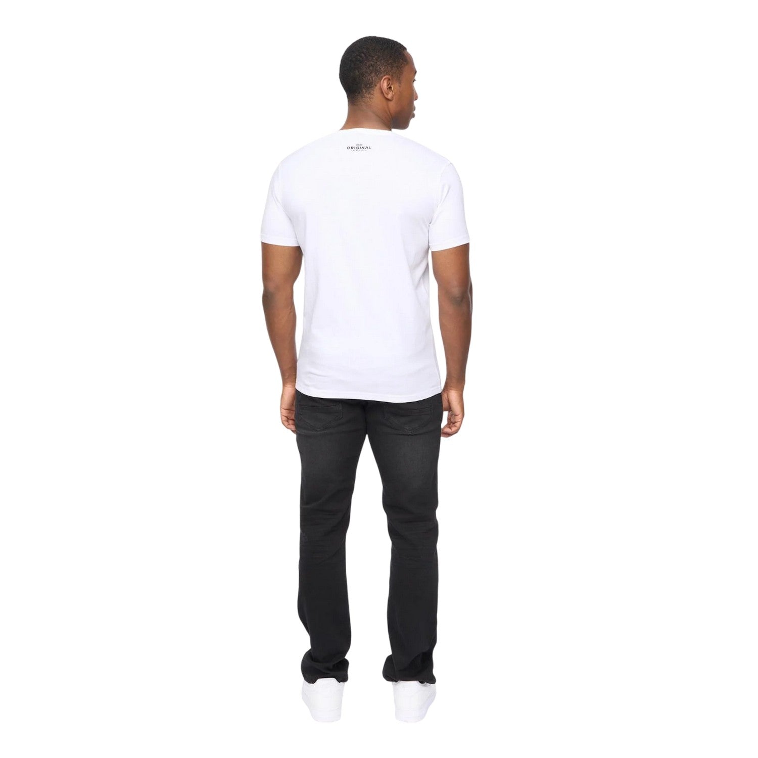 White - Back - Crosshatch Mens Backdrafts T-Shirt
