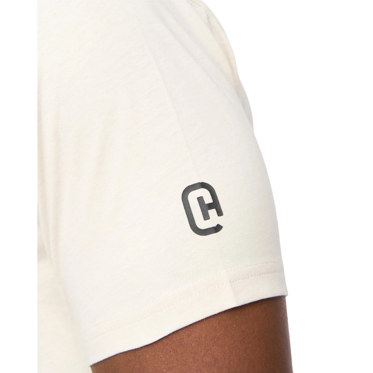 Off White - Side - Crosshatch Mens Carrimoore T-Shirt