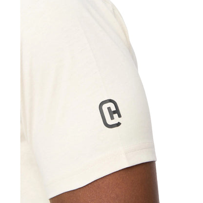 Off White - Side - Crosshatch Mens Carrimoore T-Shirt