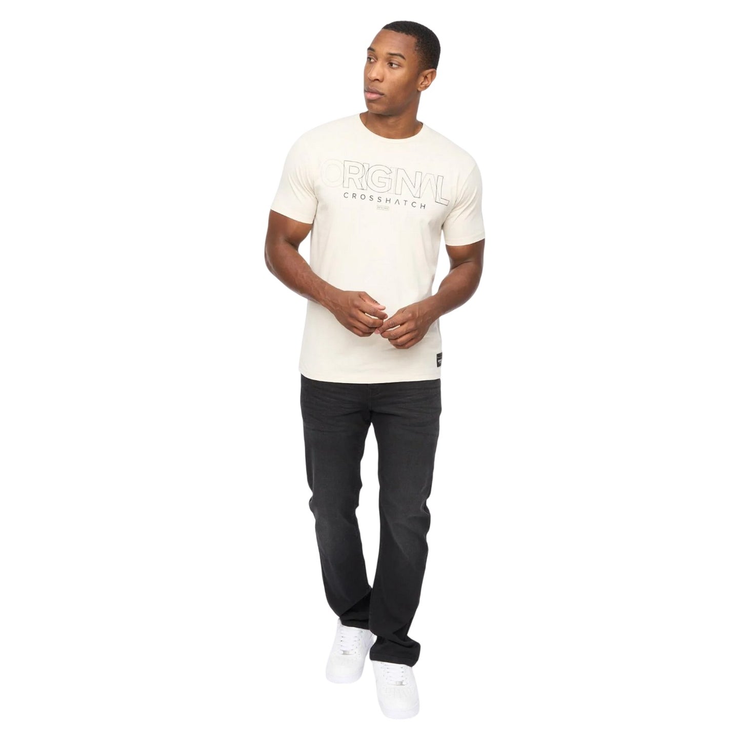 Off White - Lifestyle - Crosshatch Mens Carrimoore T-Shirt