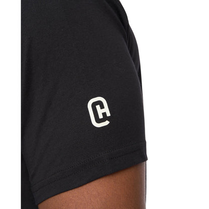 Black - Side - Crosshatch Mens Carrimoore T-Shirt