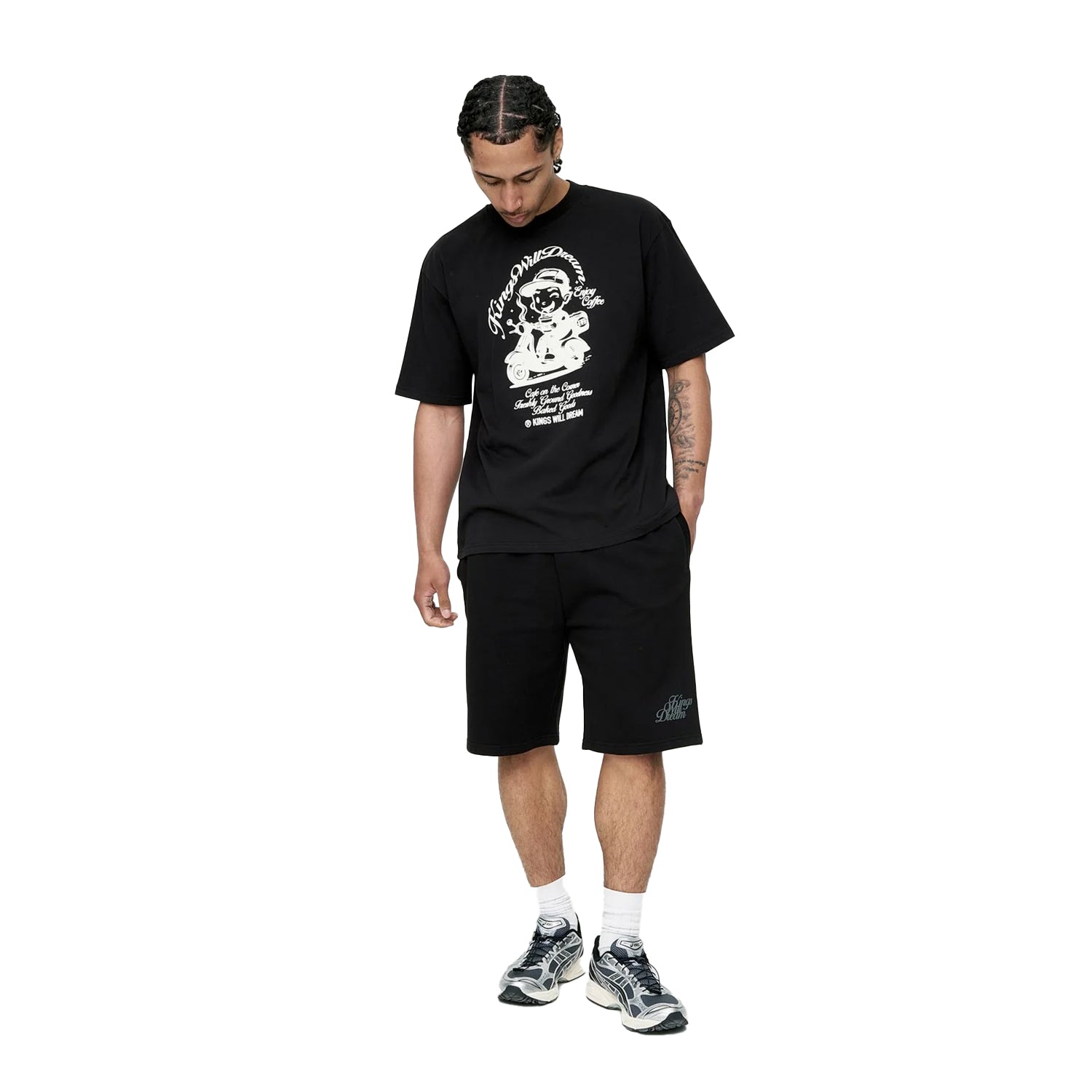 Black - Lifestyle - Kings Will Dream Mens Studio Cafe Boy T-Shirt
