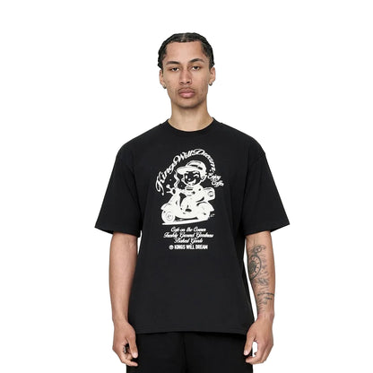 Black - Front - Kings Will Dream Mens Studio Cafe Boy T-Shirt