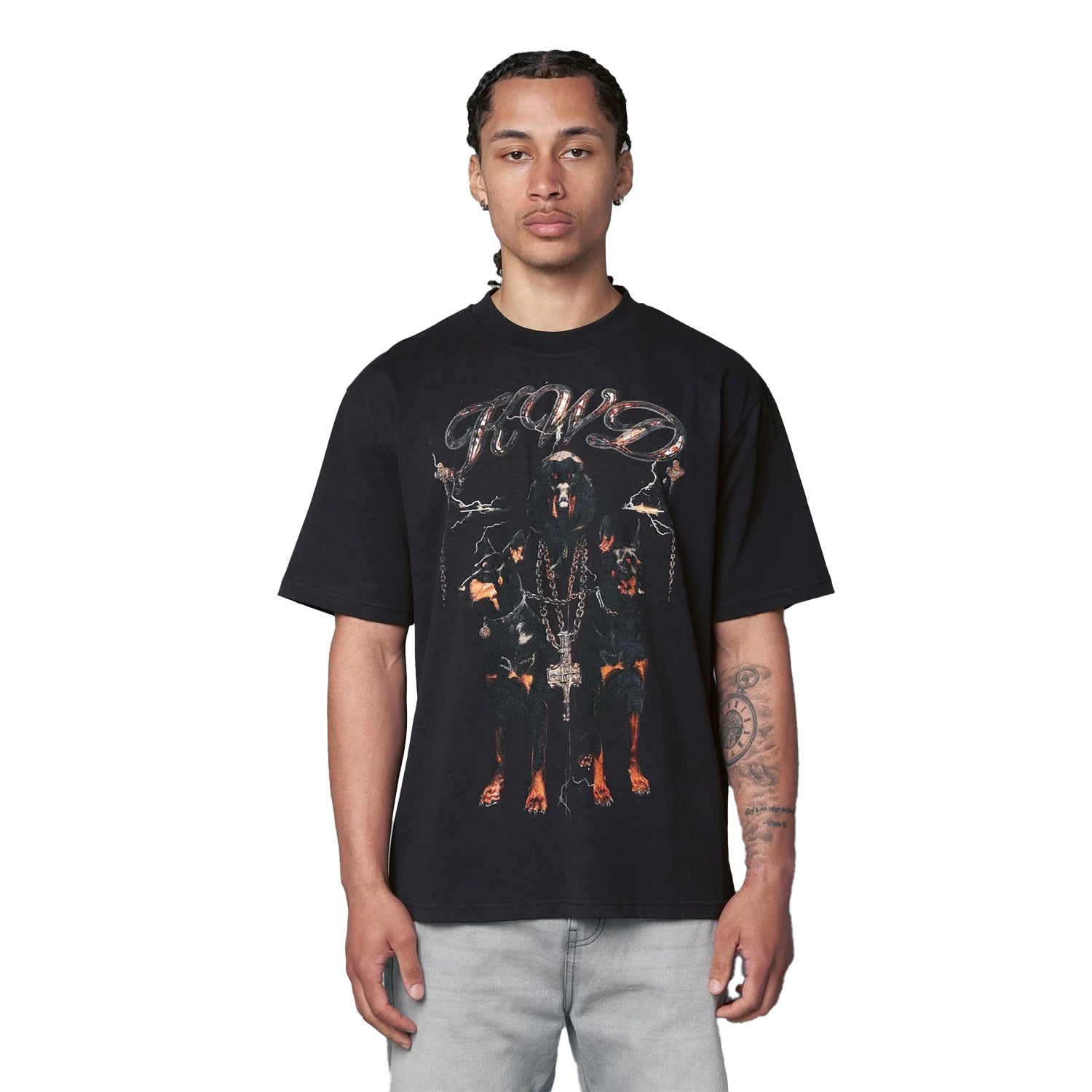 Black - Front - Kings Will Dream Mens Studio Dogs Of Sin T-Shirt