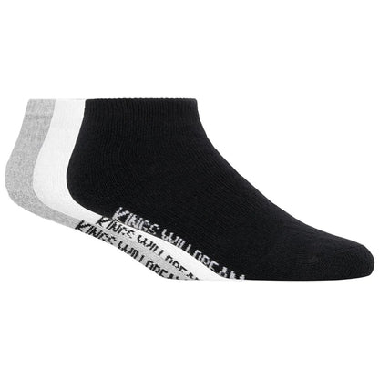 Multicoloured - Front - Kings Will Dream Mens Ankle Socks (Pack of 3)