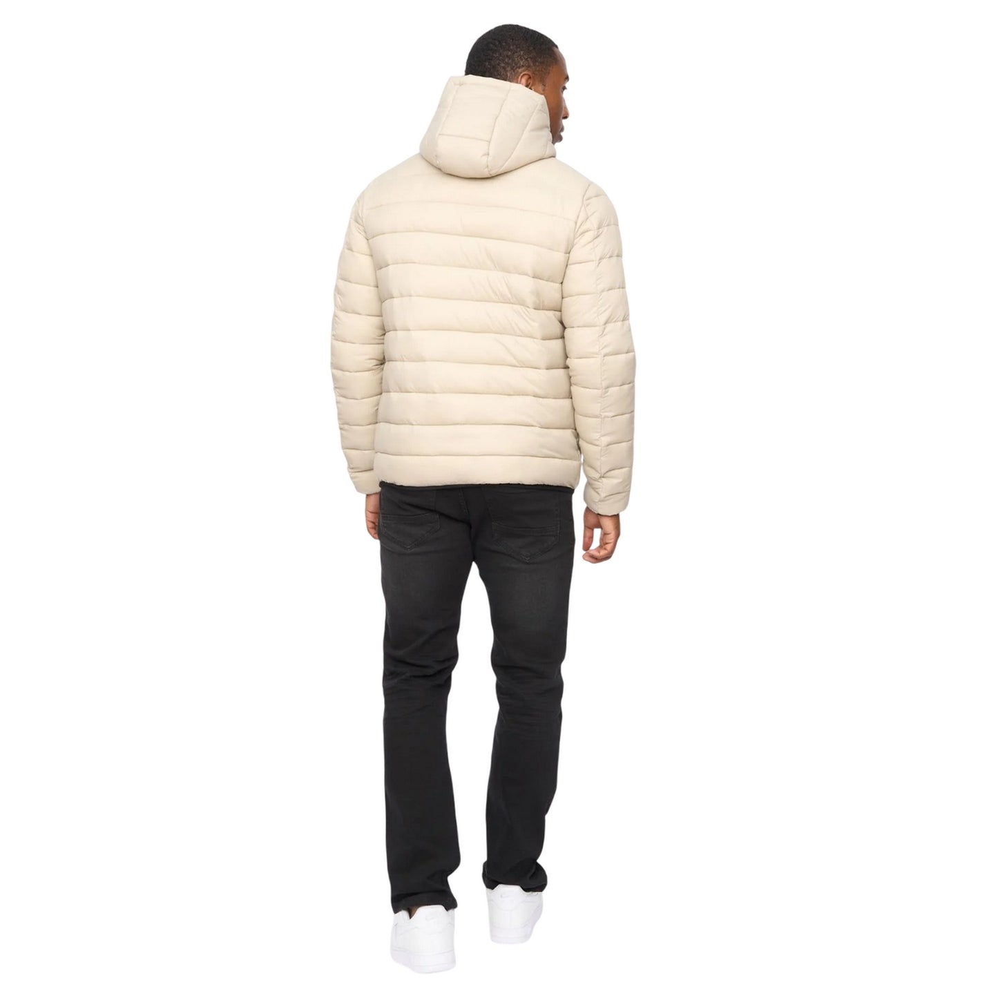 Stone - Back - Crosshatch Mens Gattering MVE Jacket