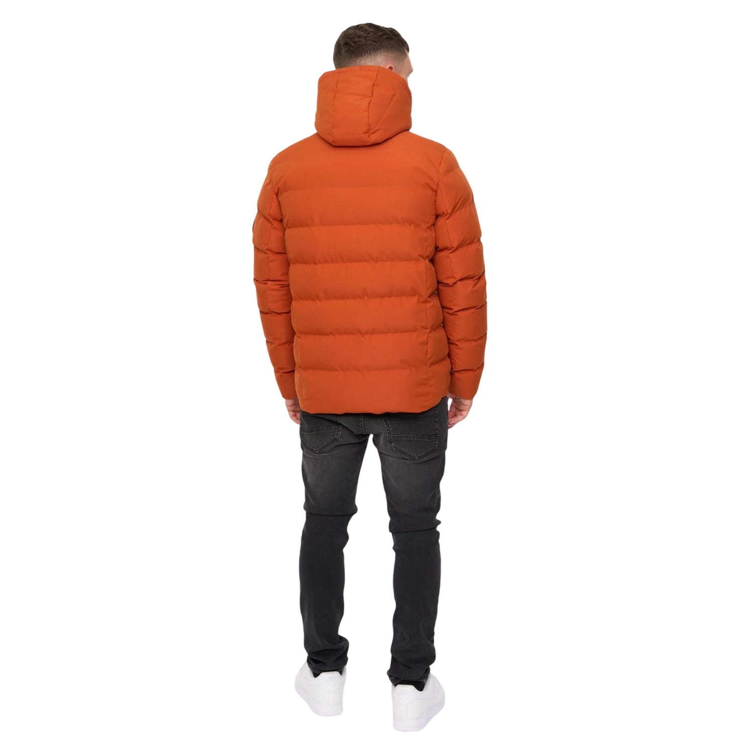 Burnt Orange - Back - Crosshatch Mens Kampleys Jacket