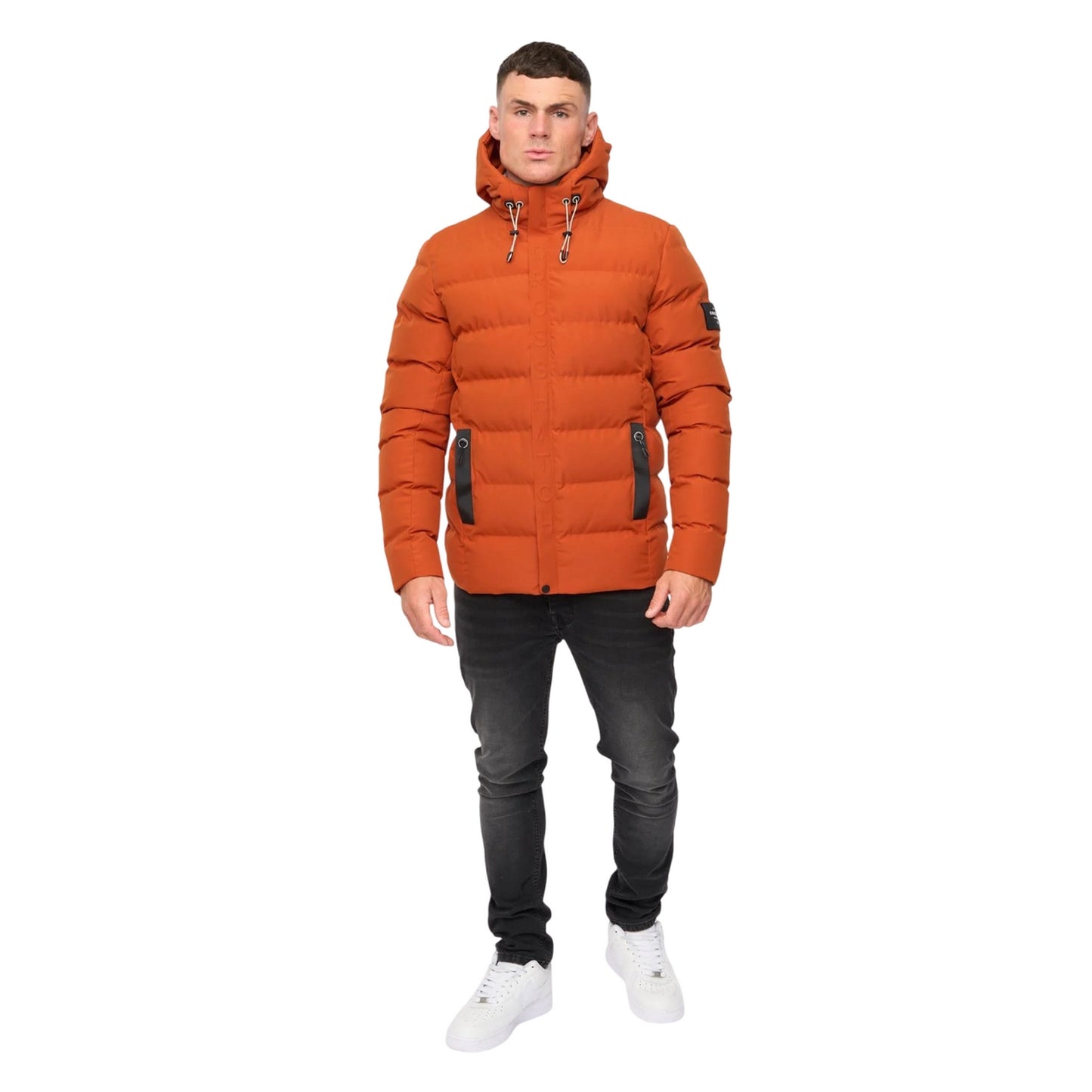 Burnt Orange - Side - Crosshatch Mens Kampleys Jacket