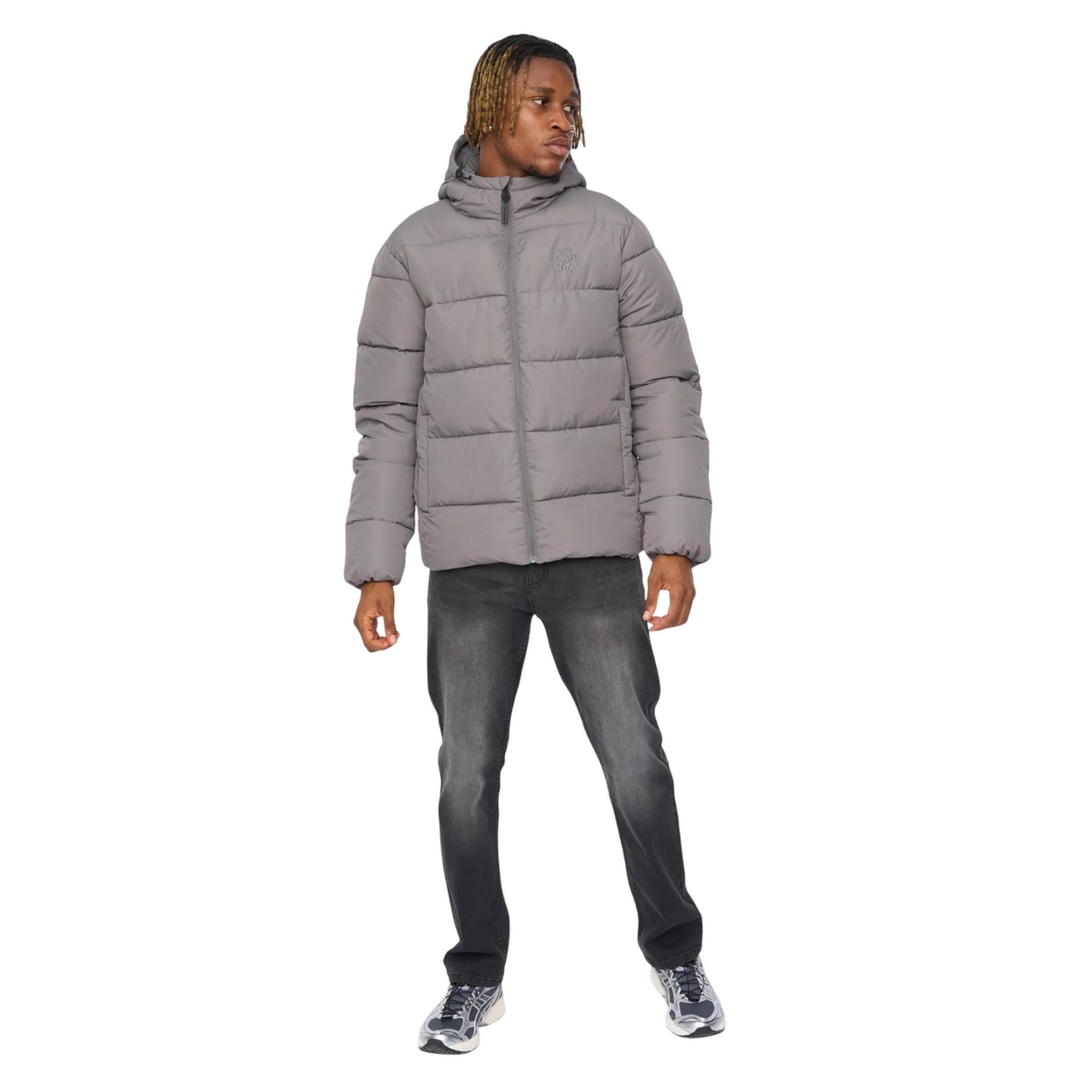 Asphalt - Side - Kings Will Dream Mens Orlo Puffer Jacket