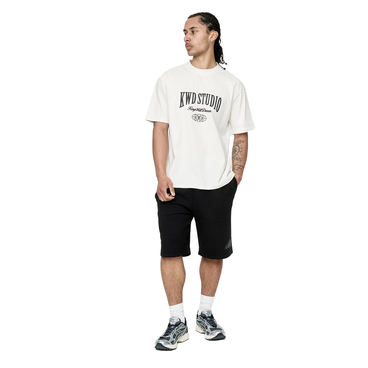 Off White - Side - Kings Will Dream Mens Studio T-Shirt