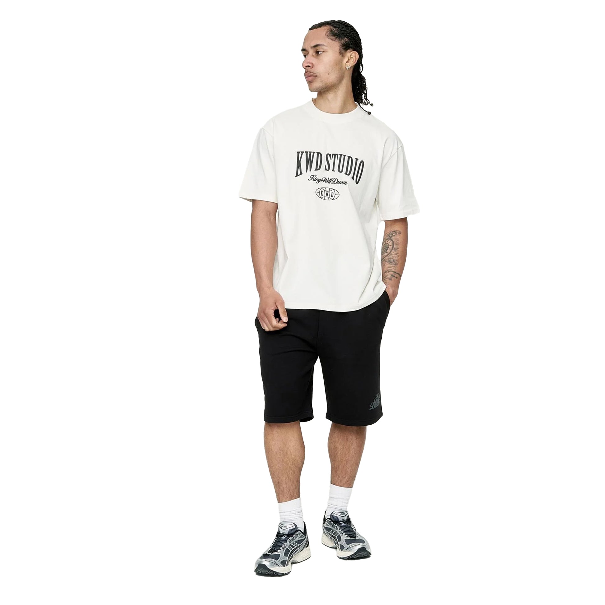 Off White - Side - Kings Will Dream Mens Studio T-Shirt