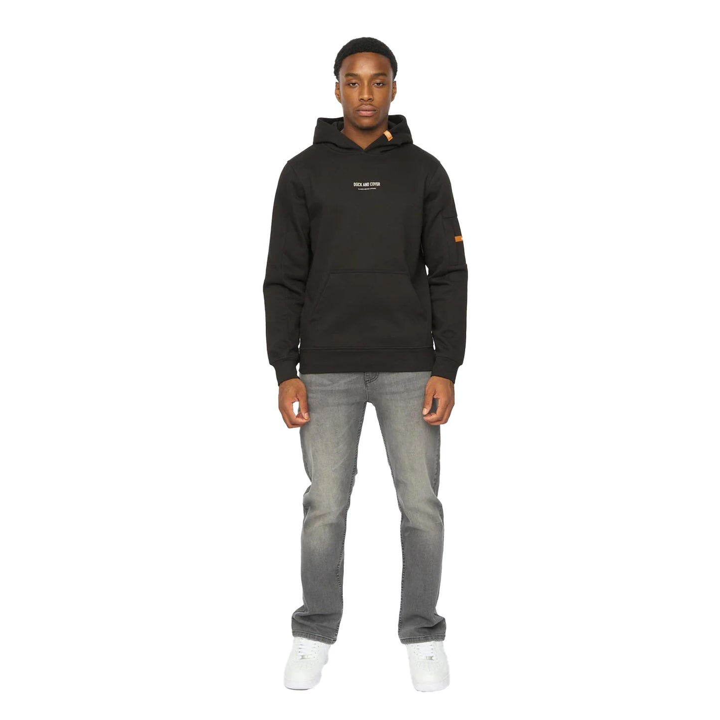 Black - Lifestyle - Duck and Cover Mens Brammers V2 Hoodie