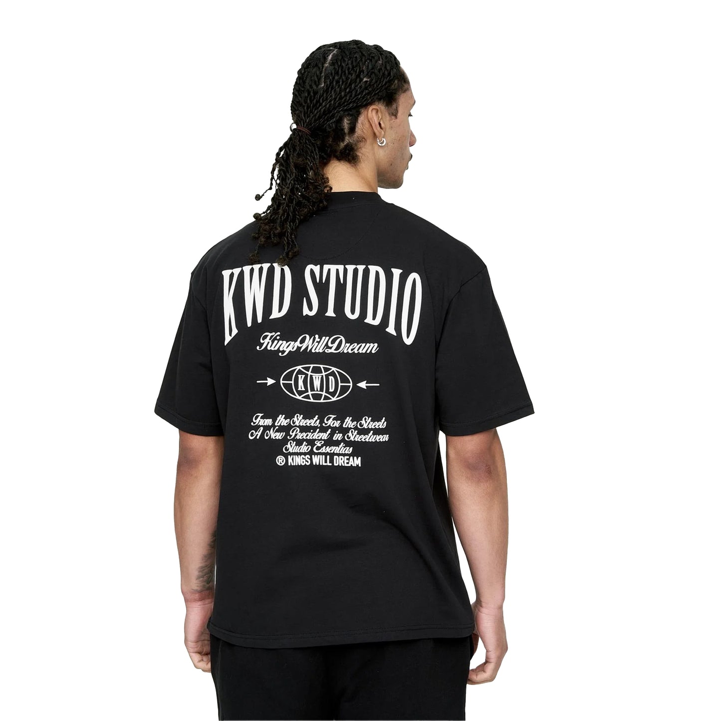 Black - Back - Kings Will Dream Mens Studios T-Shirt