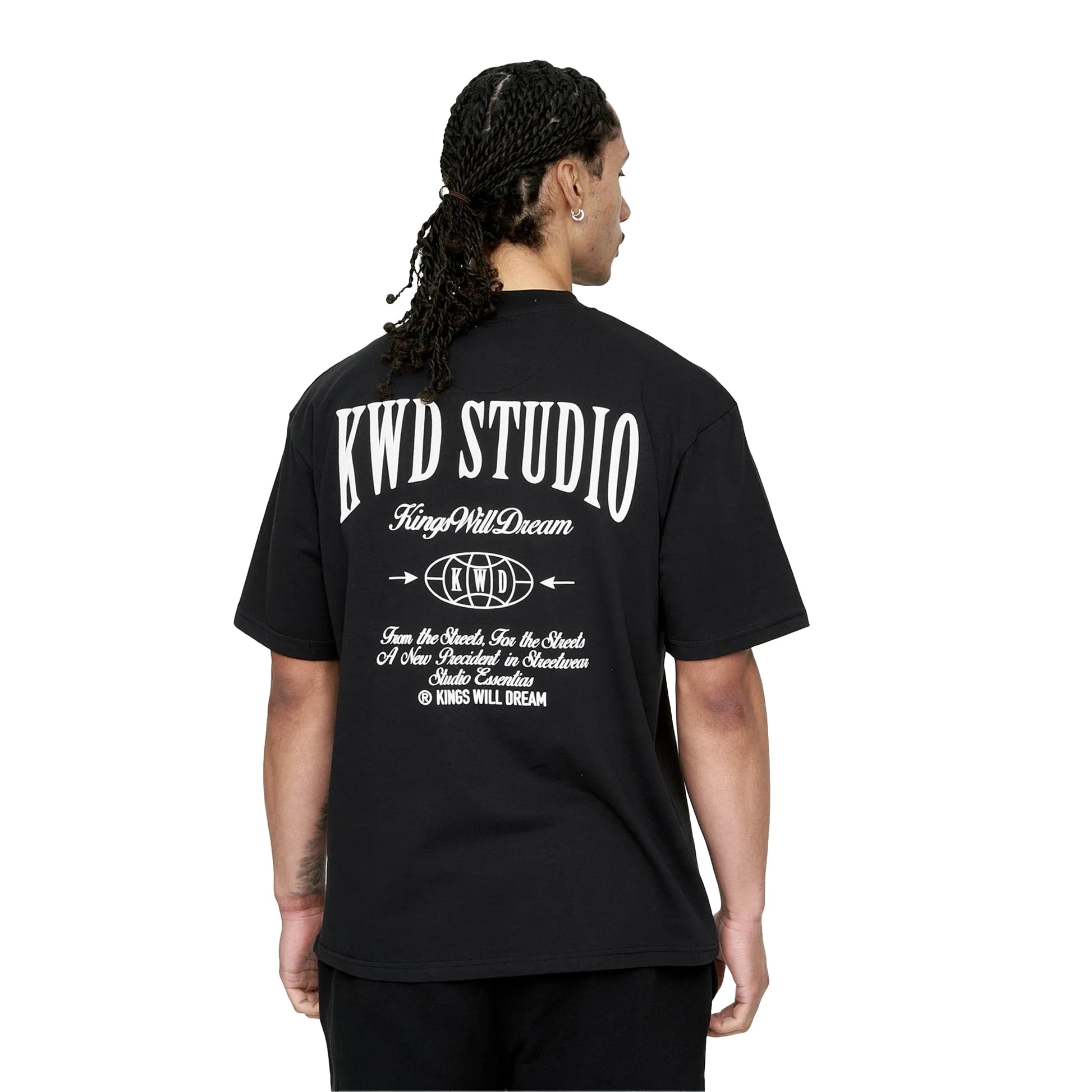 Black - Back - Kings Will Dream Mens Studios T-Shirt