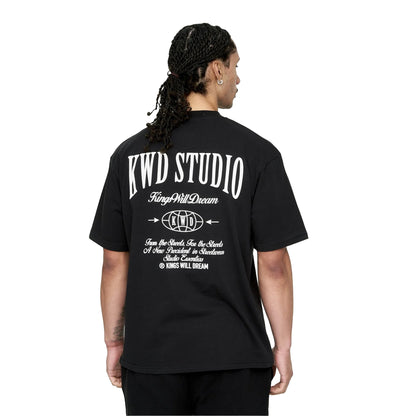 Black - Back - Kings Will Dream Mens Studios T-Shirt