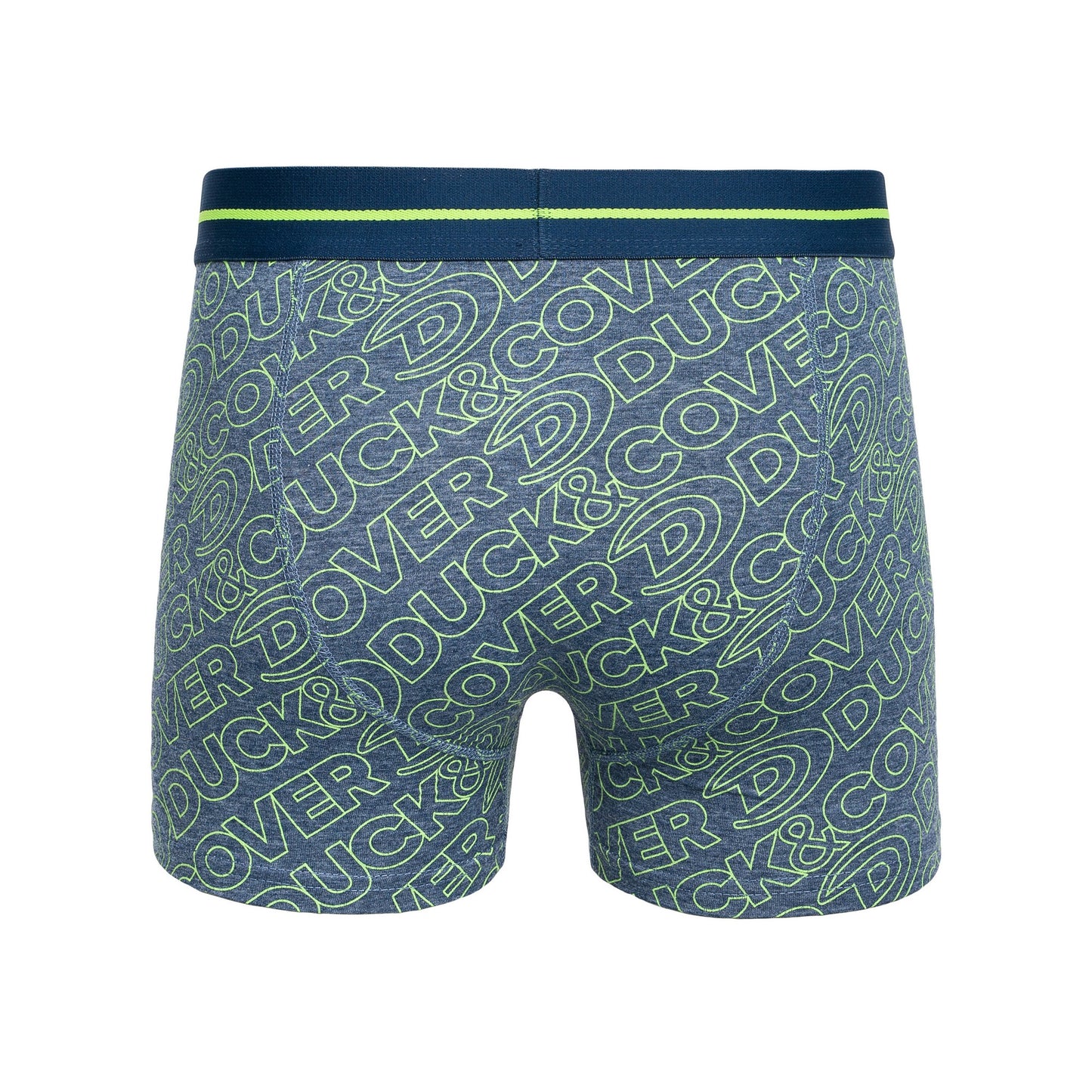 Green-Blue-Grey - Back - Duck and Cover Mens Amero Boxer Shorts (Pack of 3)