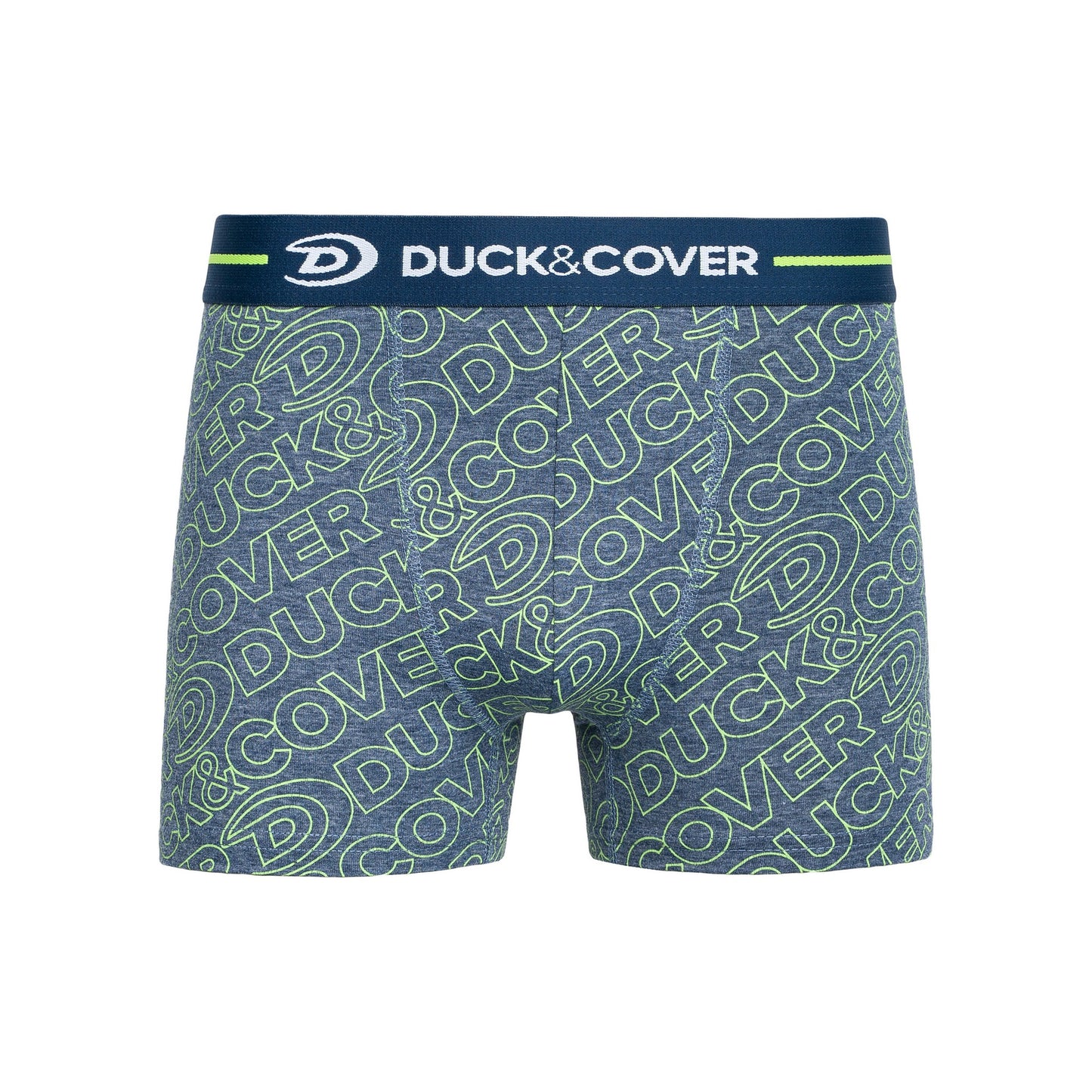 Green-Blue-Grey - Side - Duck and Cover Mens Amero Boxer Shorts (Pack of 3)