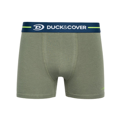 Green-Blue-Grey - Lifestyle - Duck and Cover Mens Amero Boxer Shorts (Pack of 3)