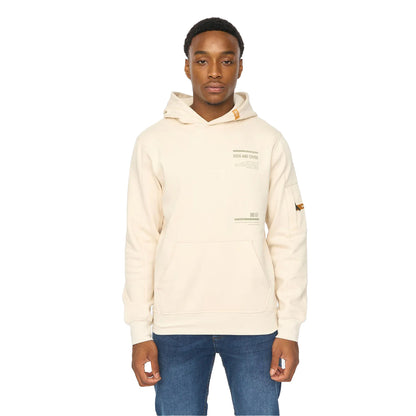 Off White - Front - Duck and Cover Mens Ambridge Hoodie