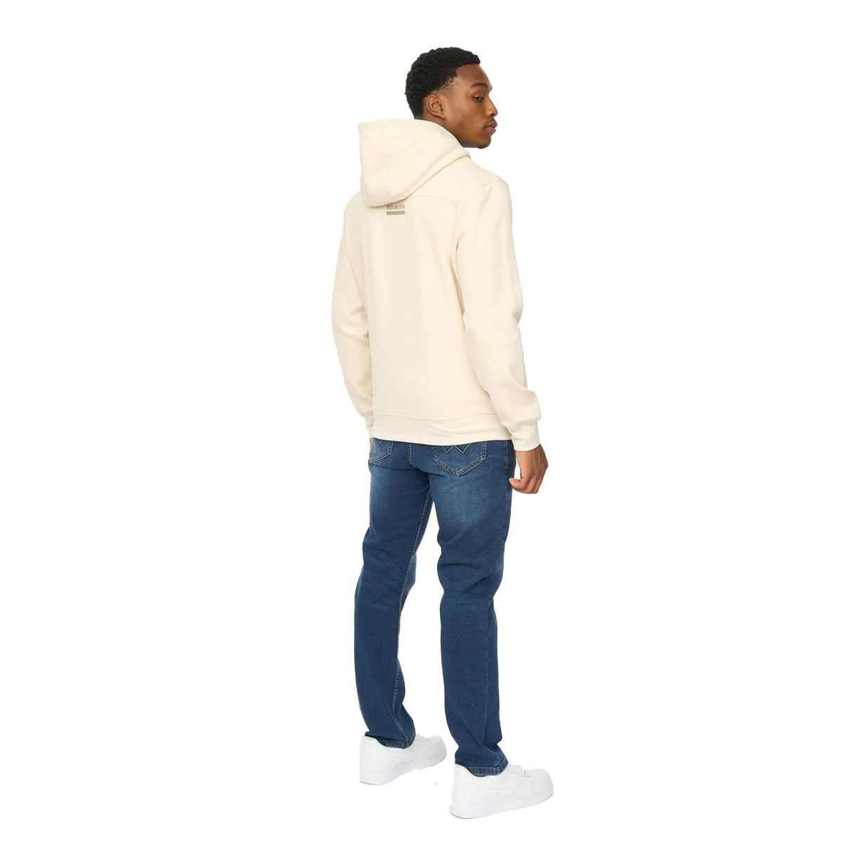Off White - Back - Duck and Cover Mens Ambridge Hoodie