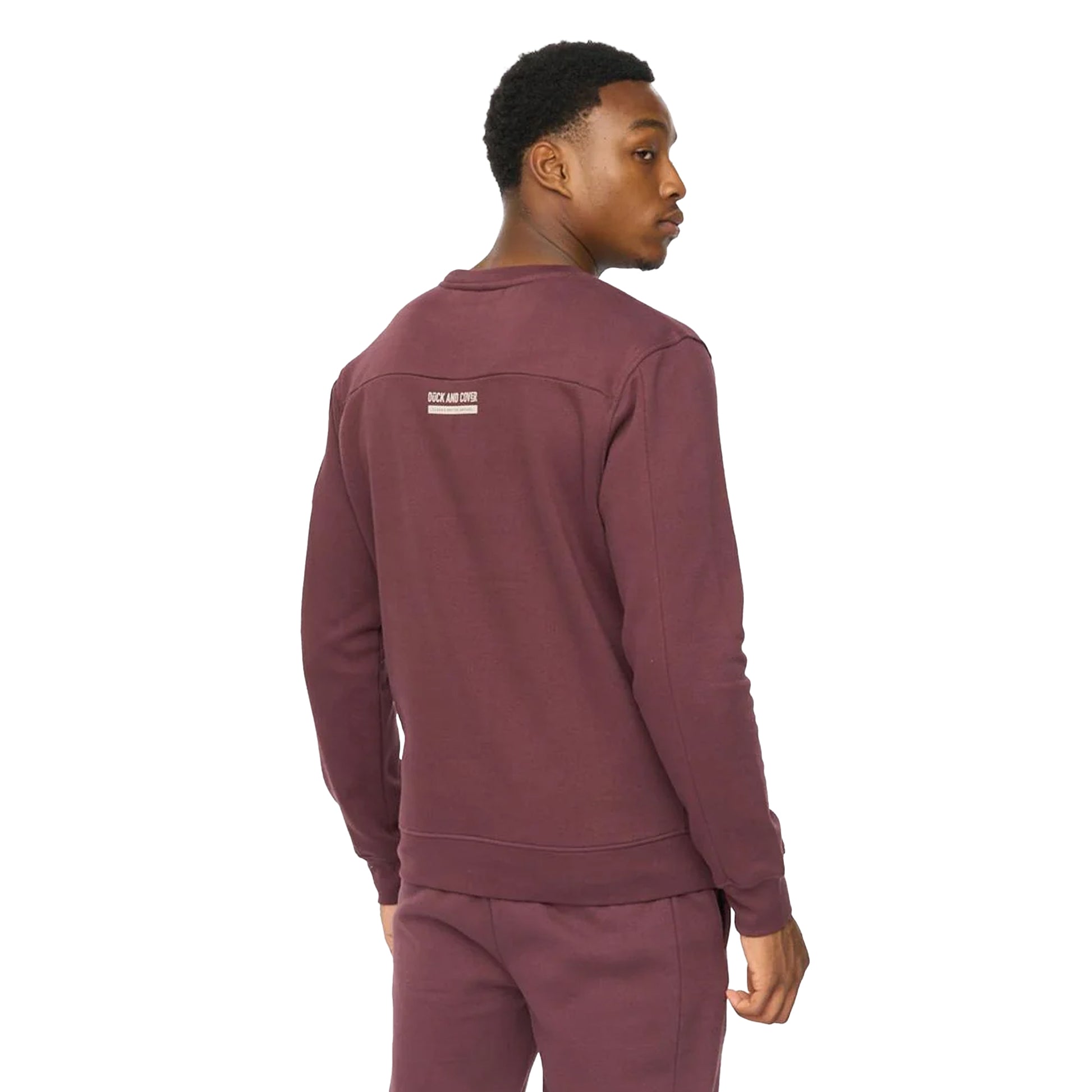 Raisin - Back - Duck and Cover Mens Applewood Sweatshirt