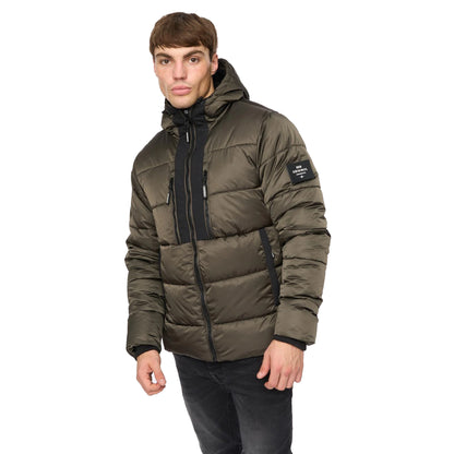 Olive - Side - Crosshatch Mens Chimmax Jacket