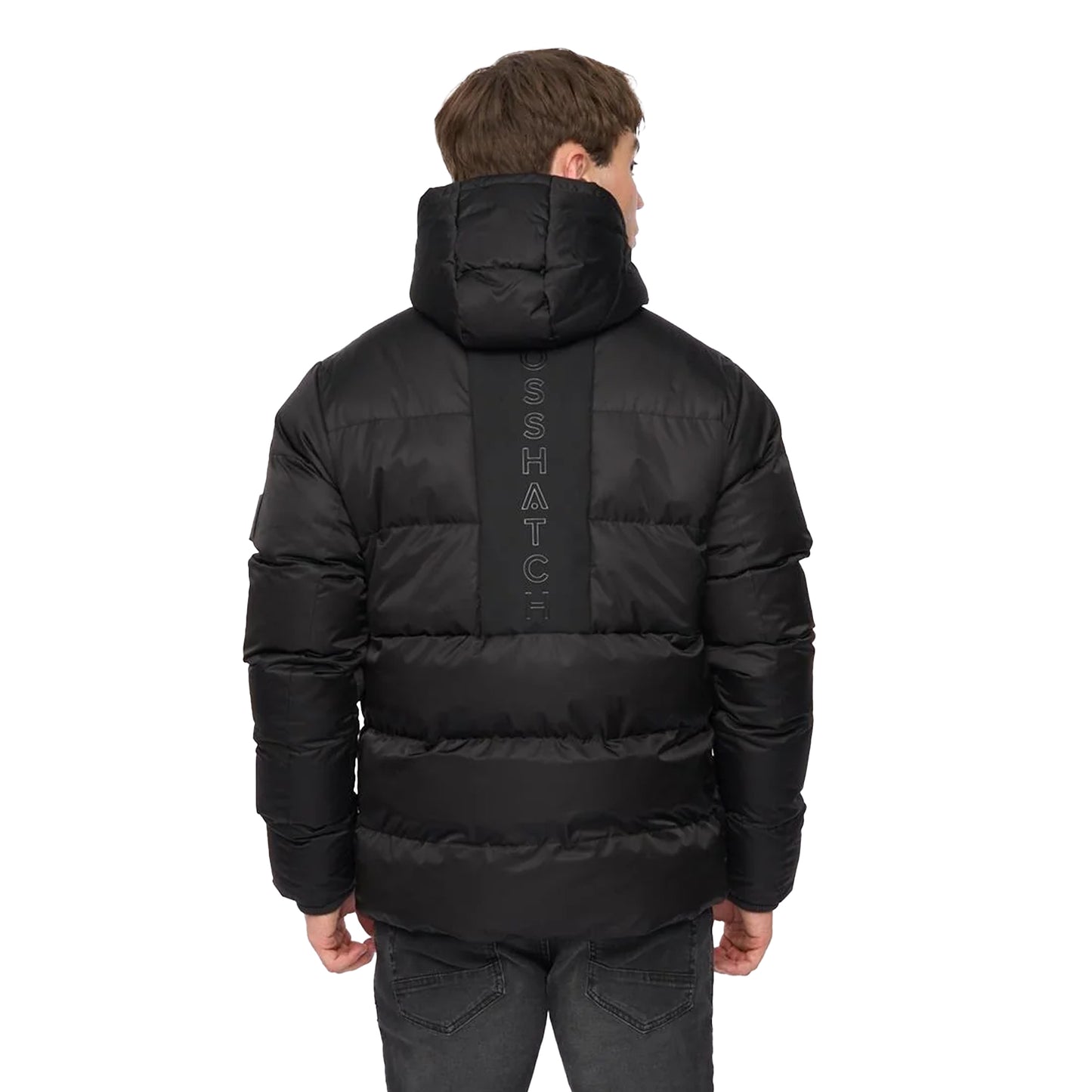 Black - Back - Crosshatch Mens Chimmax Jacket