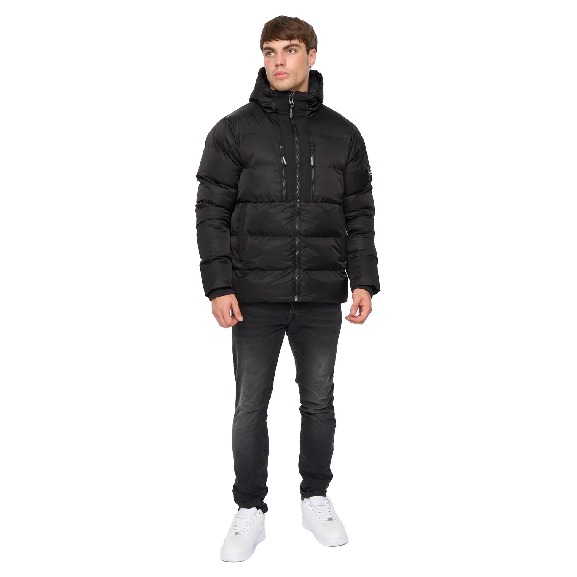 Black - Lifestyle - Crosshatch Mens Chimmax Jacket