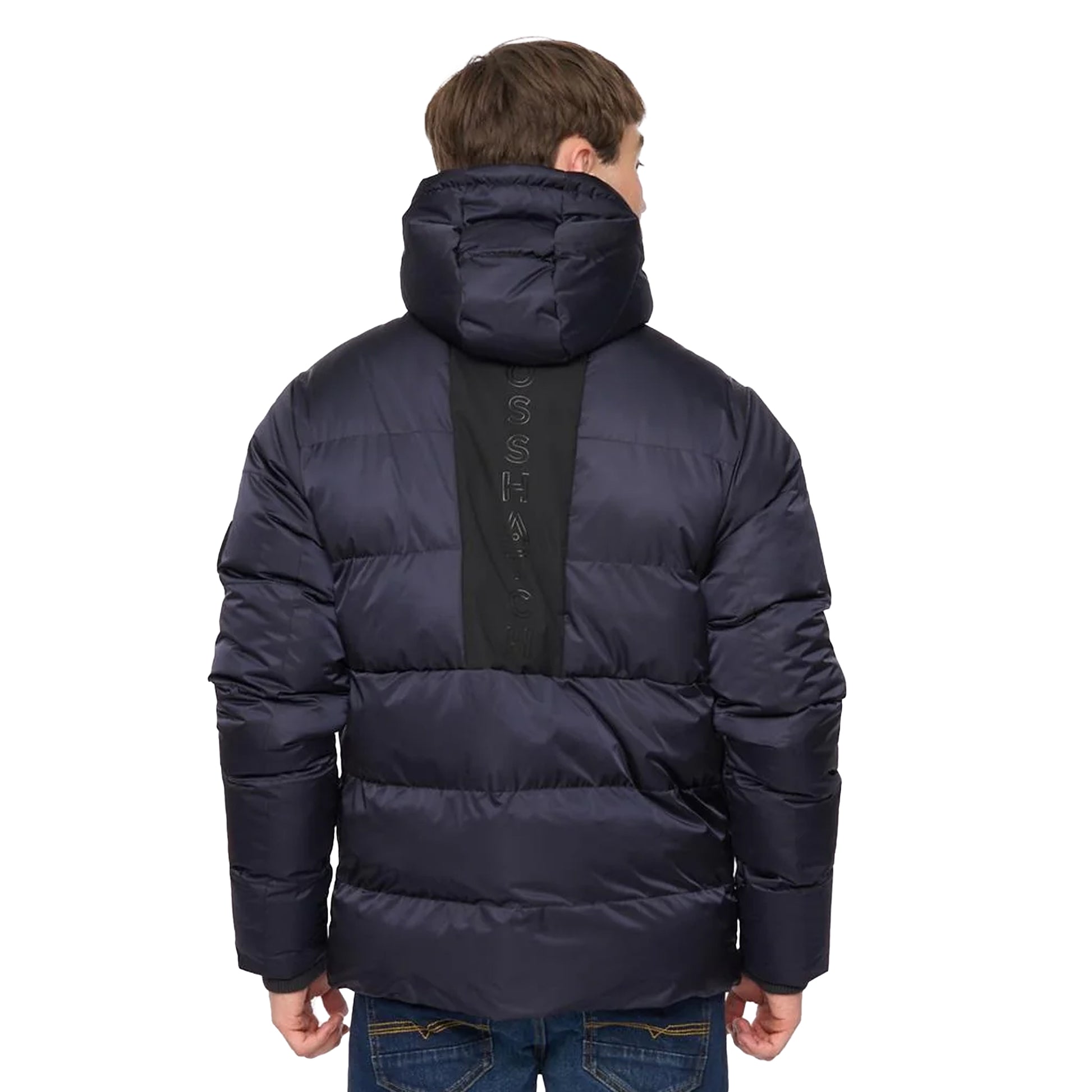 Navy - Back - Crosshatch Mens Chimmax Jacket