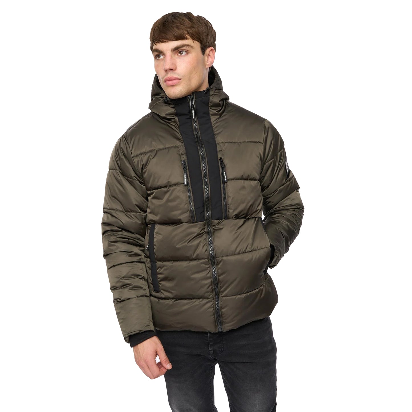 Olive - Front - Crosshatch Mens Chimmax Jacket