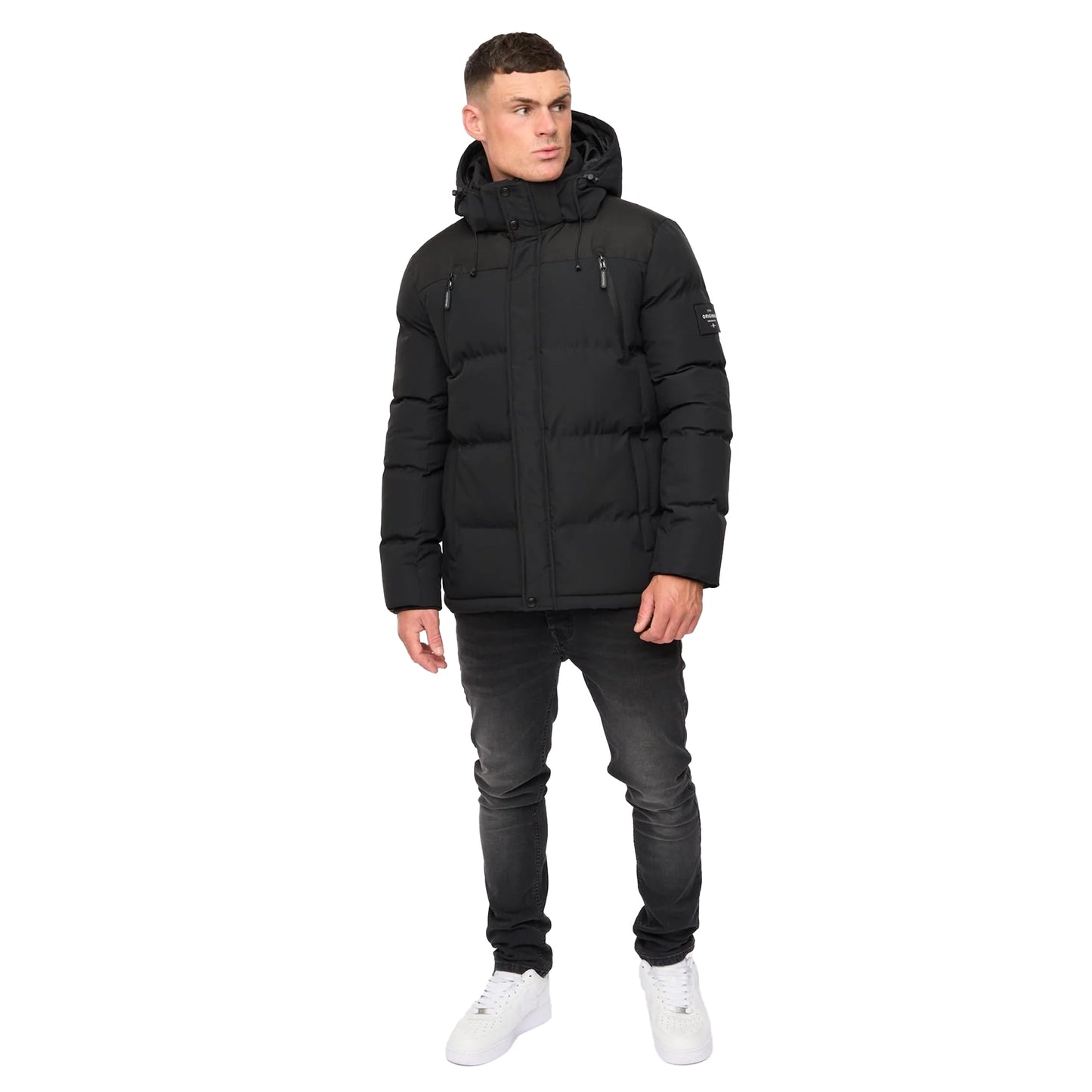 Black - Lifestyle - Crosshatch Mens Menray Jacket