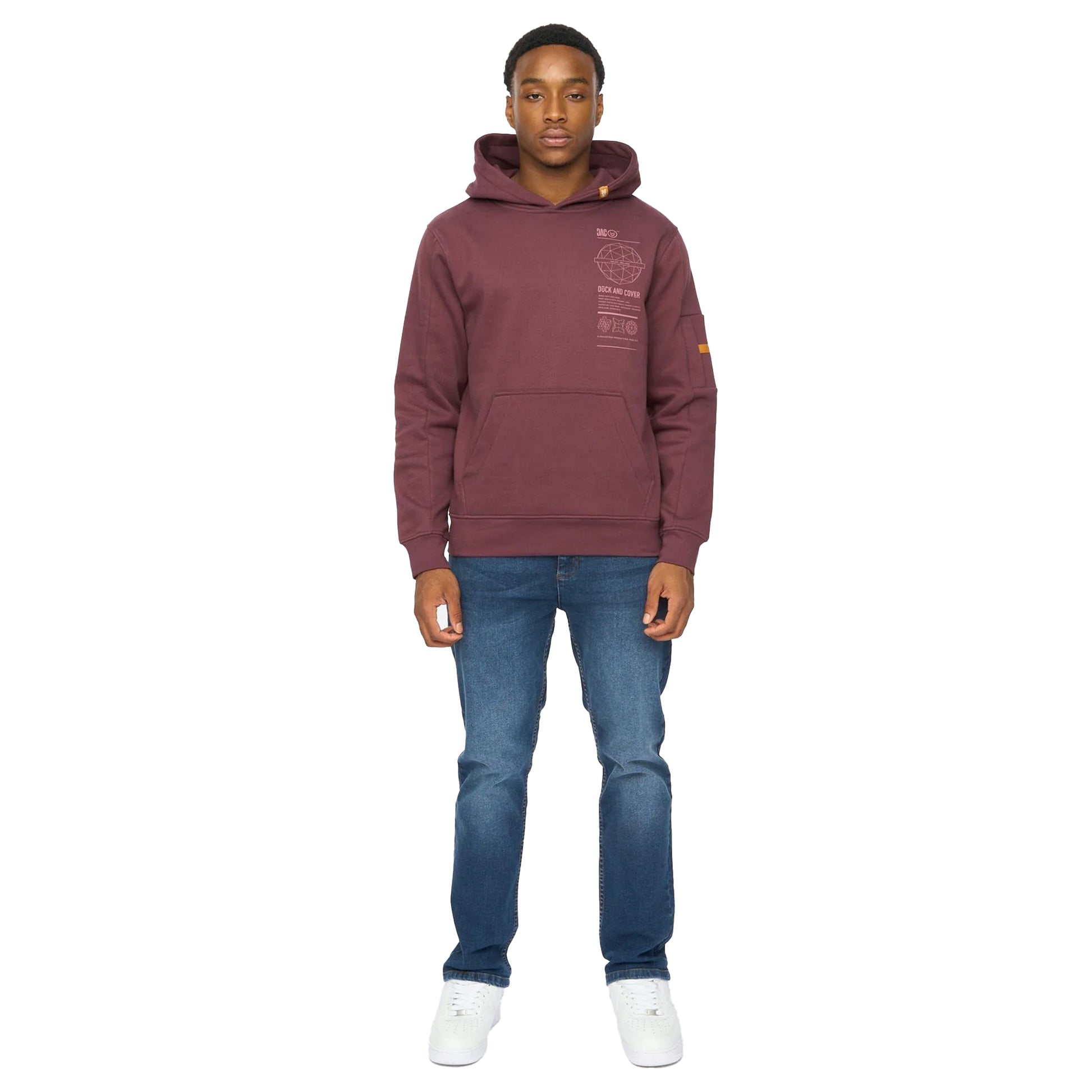 Raisin - Lifestyle - Duck and Cover Mens Ashland Hoodie