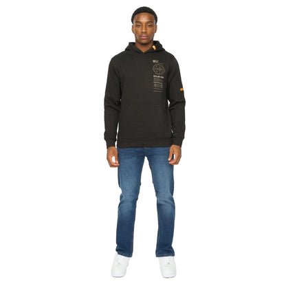 Black - Lifestyle - Duck and Cover Mens Ashland Hoodie