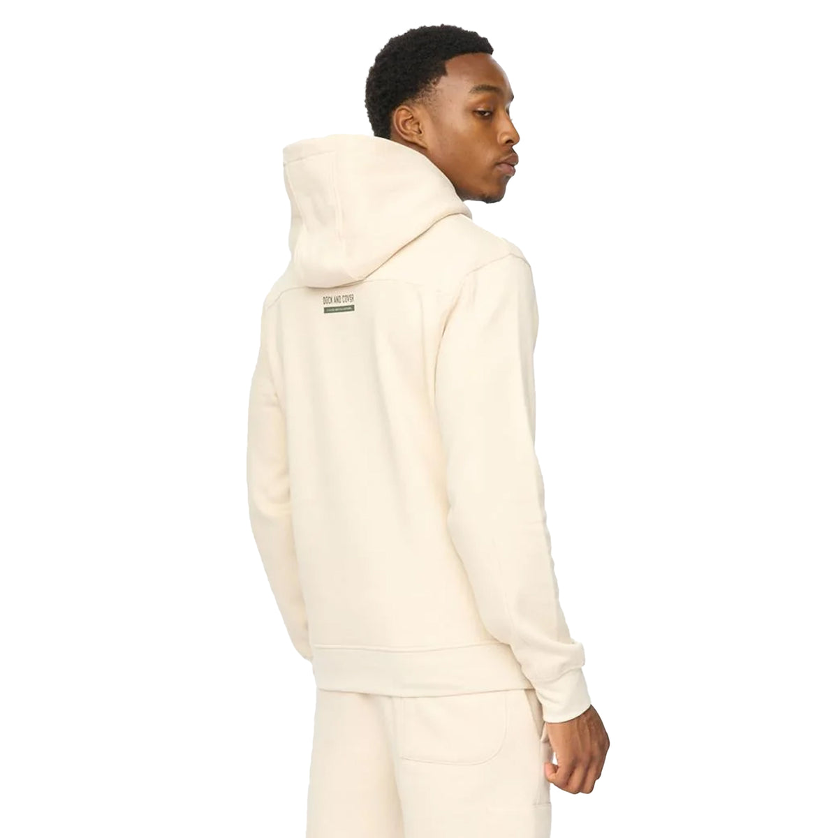 Off White - Back - Duck and Cover Mens Adamsberg Hoodie