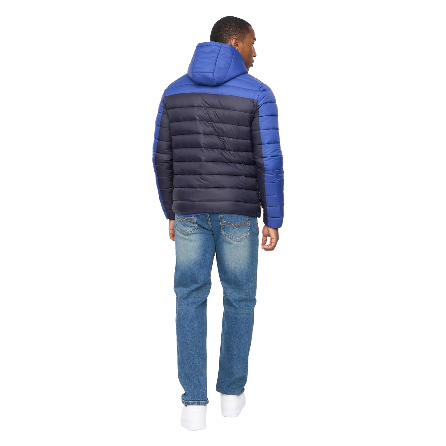 Blue - Back - Crosshatch Mens Velopment Jacket