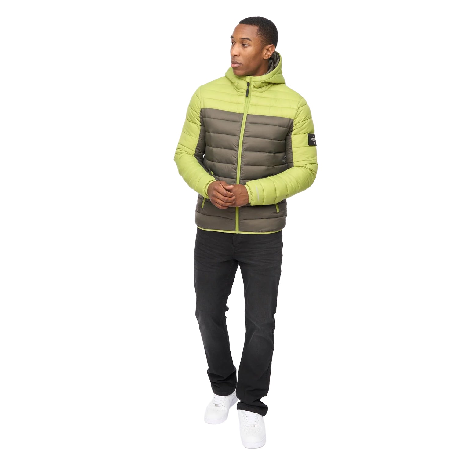 Green - Lifestyle - Crosshatch Mens Velopment Jacket