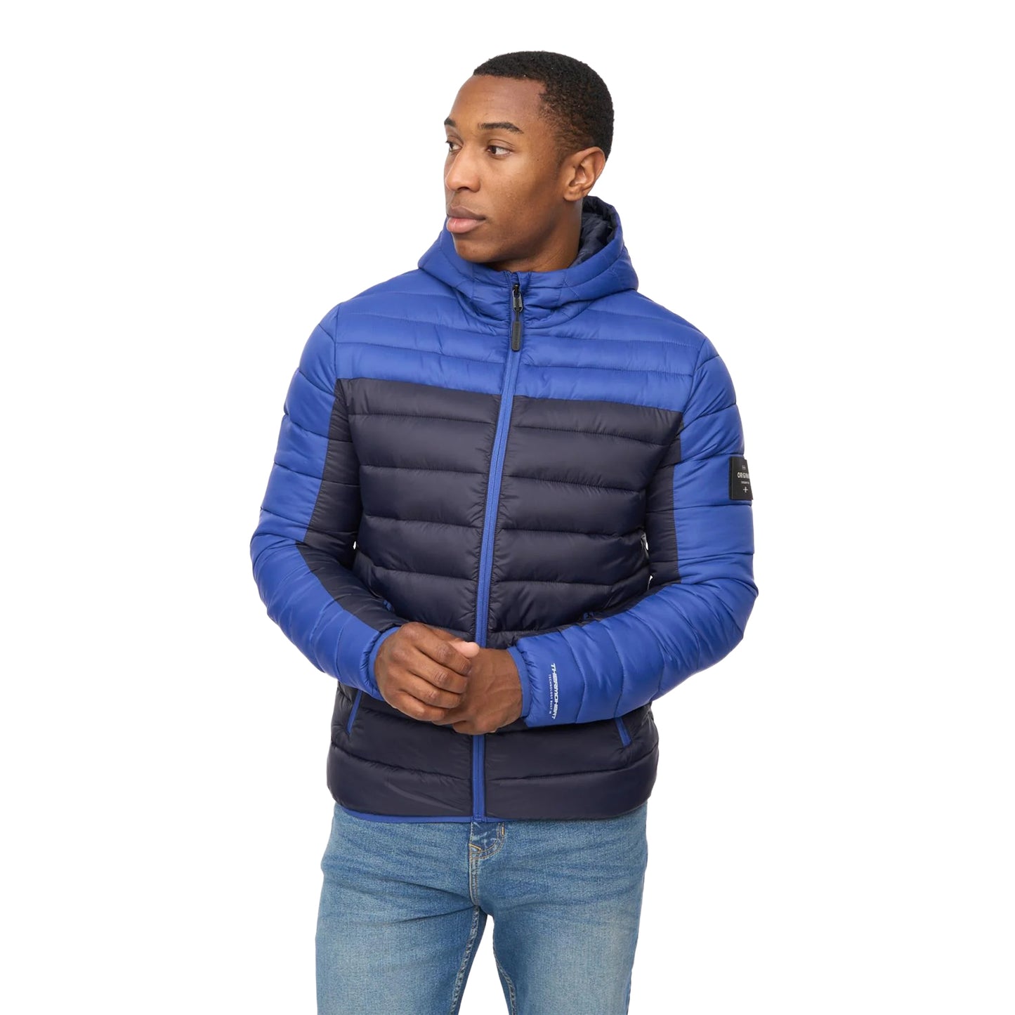 Blue - Side - Crosshatch Mens Velopment Jacket