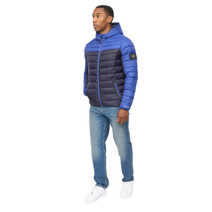 Blue - Lifestyle - Crosshatch Mens Velopment Jacket