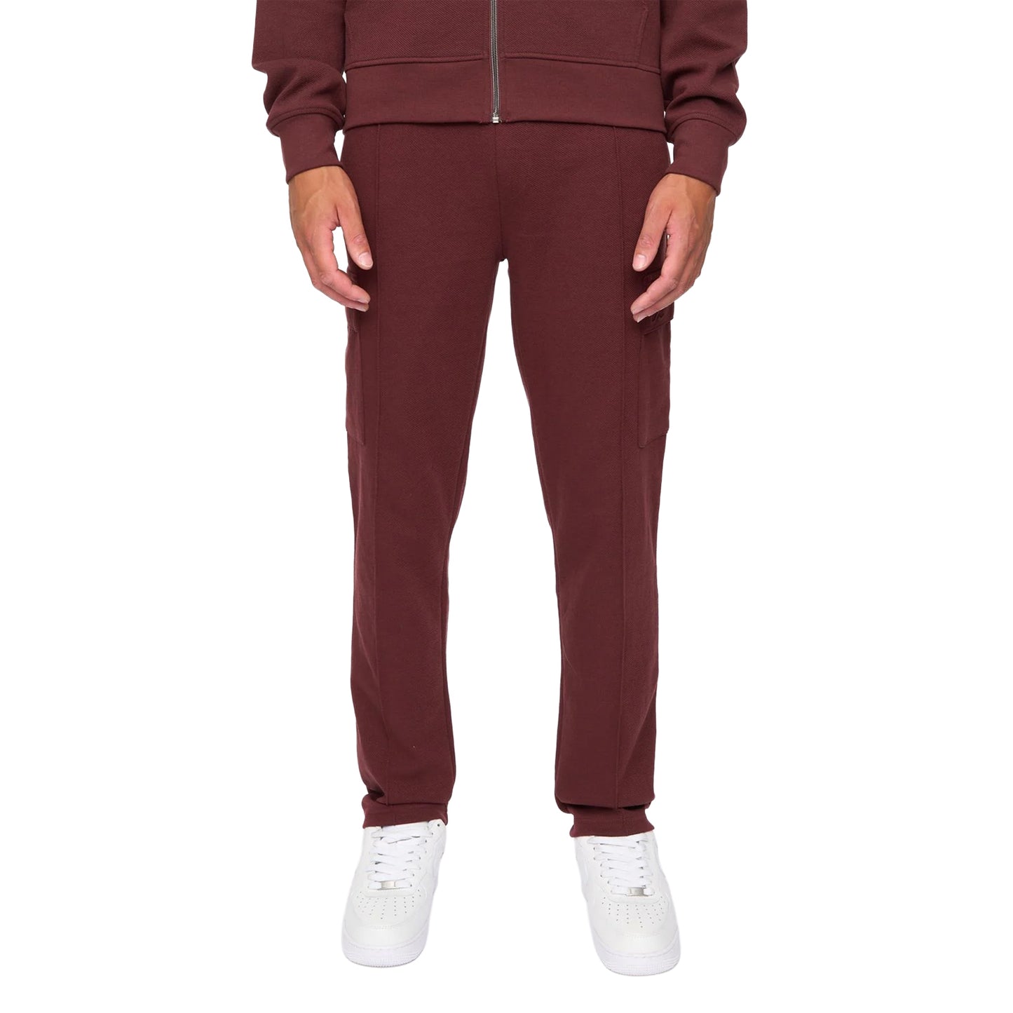 Wine - Lifestyle - Duck and Cover Mens Optimus Hoodie And Joggers Set